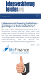 Mobile Screenshot of lebensversicherungbeleihen.org